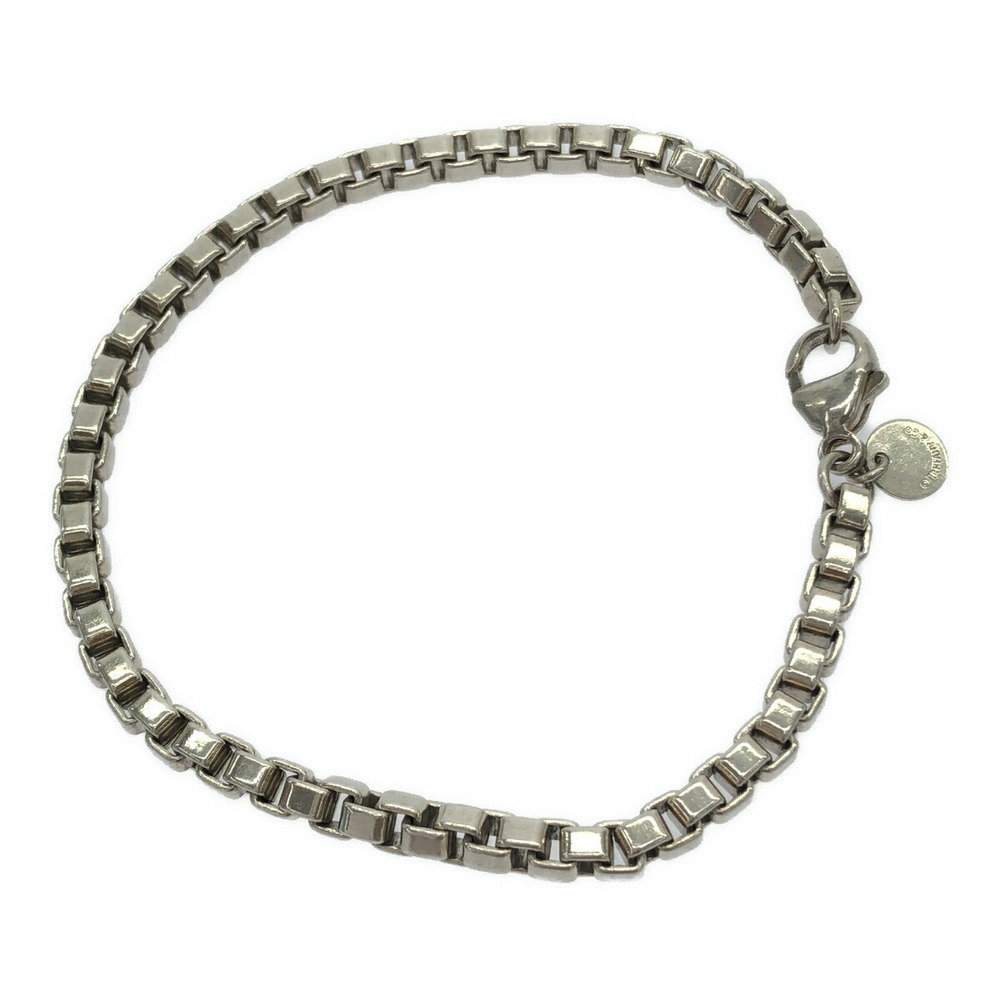 TIFFANY Co Bracelet Silver Chain Venetian Link Accessory Total Mikunigaoka